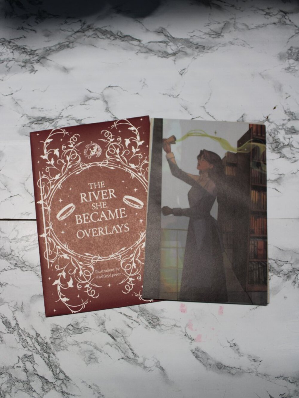 Fairyloot Book Overlays The River She Became by Emily Varga